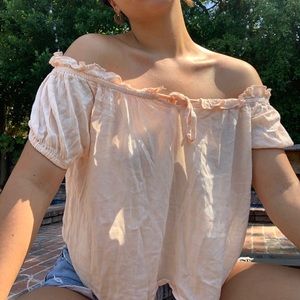cute off the shoulder top